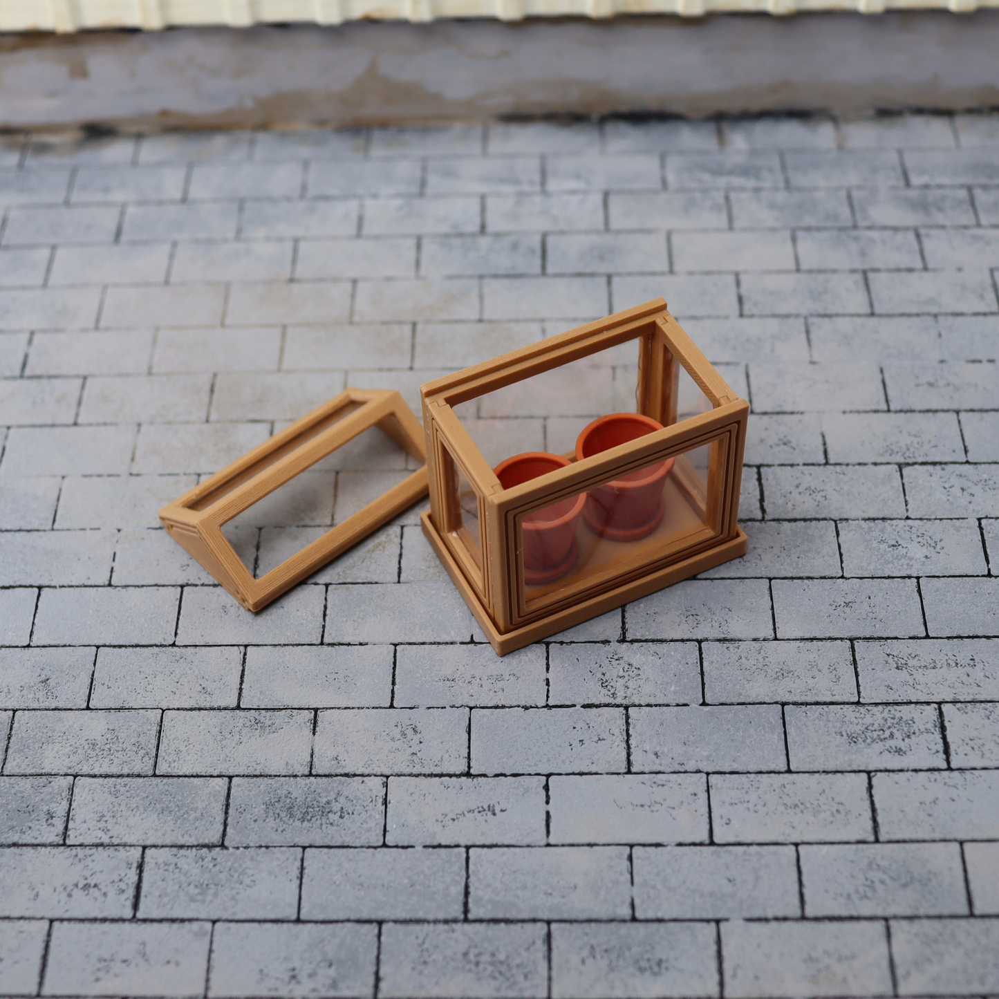 Miniväxthus miniatyr